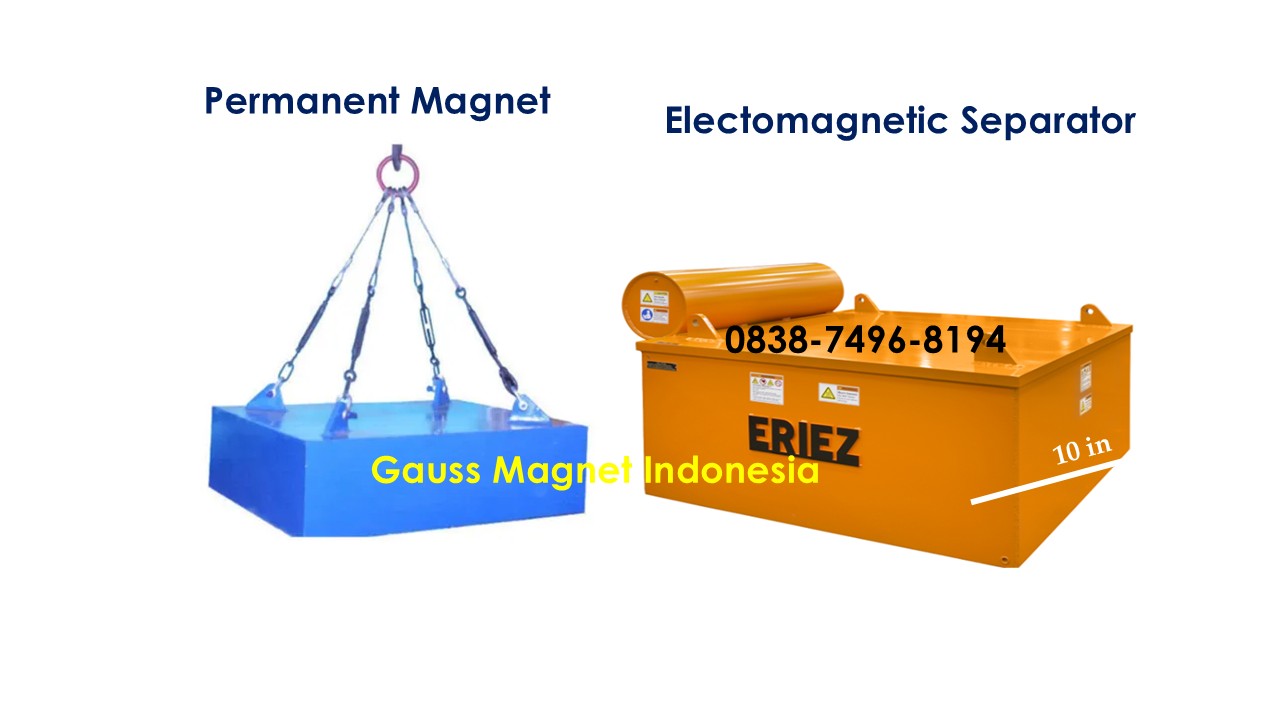 Perbedaan Permanent Magnet dengan Electromagnet Separator