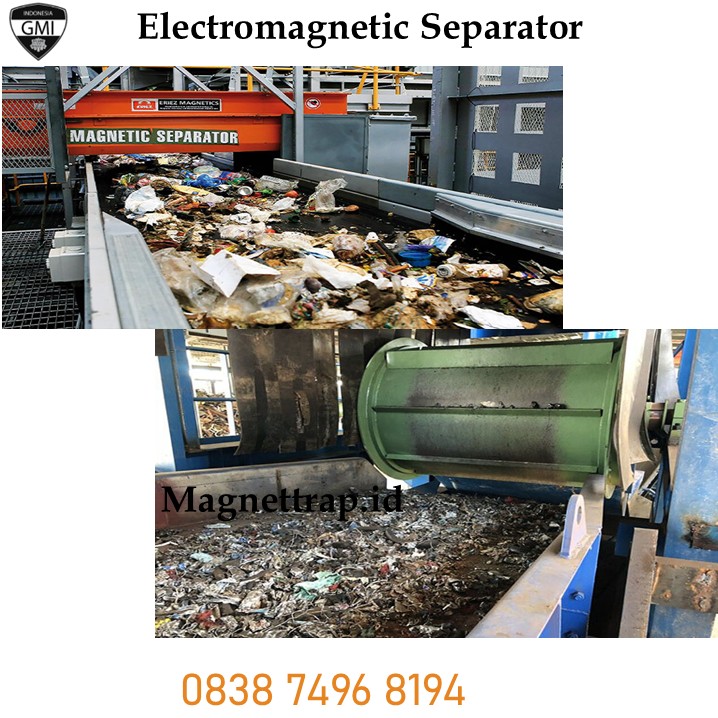 Electromagnetic Separator Untuk Industri Daur Ulang
