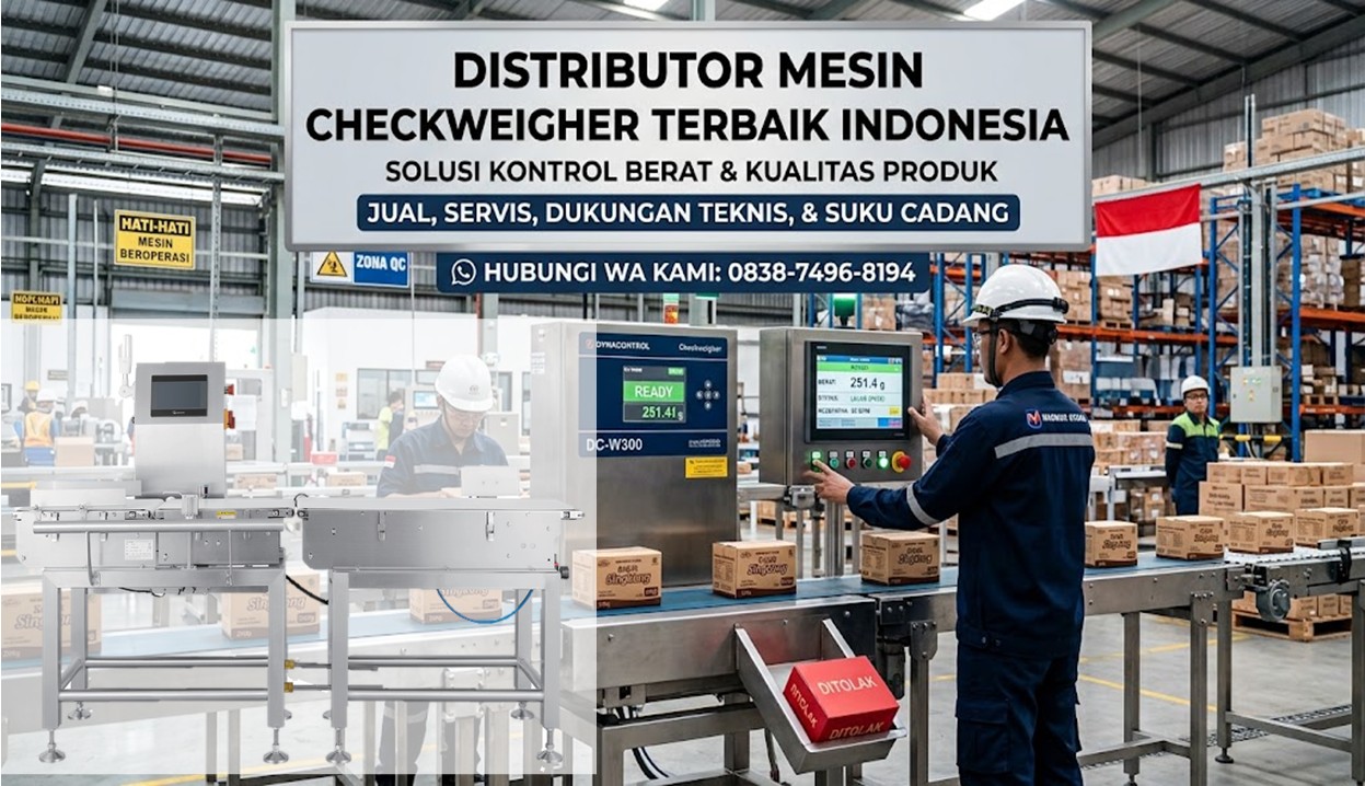Distributor Checkweigher Otomatis di Indonesia