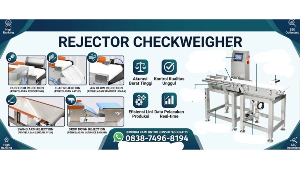Jenis Rejector Mesin Checkweigher